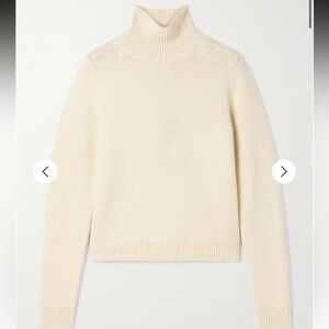 Nili Lotan cashmere Ivory Turtleneck Sweater